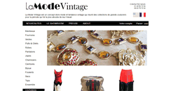 Desktop Screenshot of la-mode-vintage.com