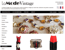 Tablet Screenshot of la-mode-vintage.com